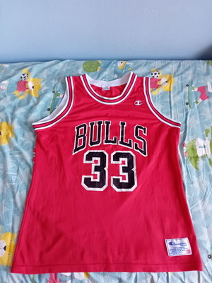 NBA Chicago Bulls Scottie Pippen 90s jersey used, XL size