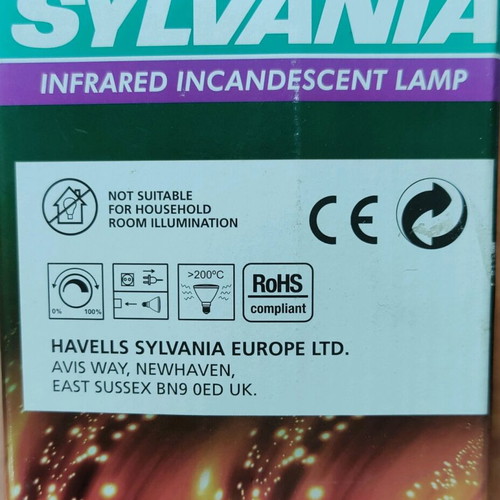 Sylvania infrared lamp 175W for E27 socket new