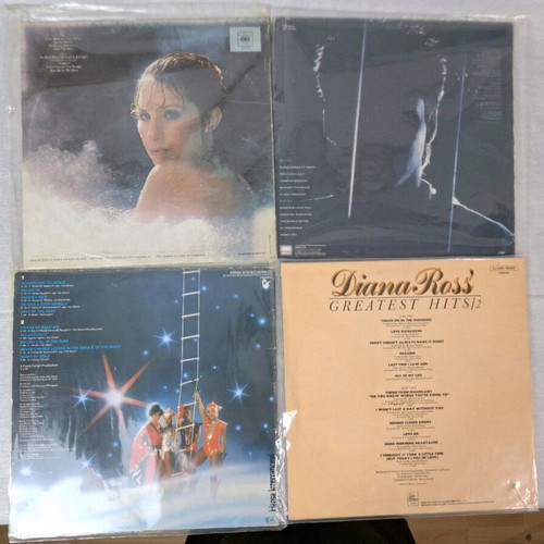 Set of 7 vintage pop vinyl LPs used, in good condition