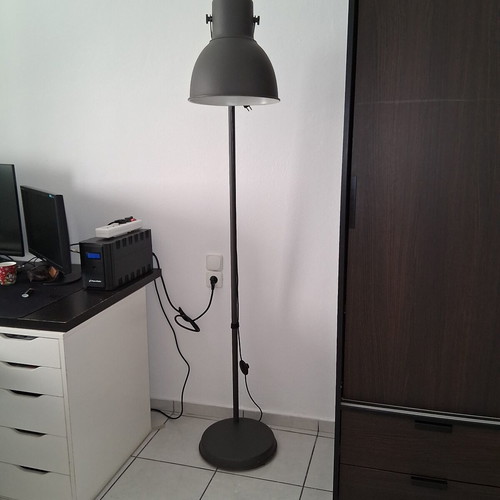 Ikea Hektar floor lamp used, fully functional