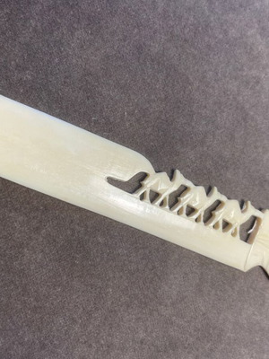 Hand Carved Camel Bone Letter Opener with Camel Motif like new