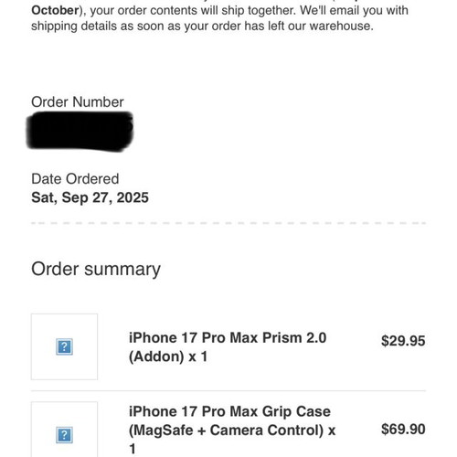 IPhone 17 Pro Max Grip Case like new, Dbrand