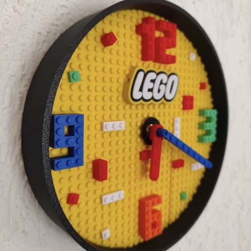 Handmade 3D Wall Clock colorful design, new