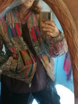 Unisex wonderful Ethnic 100% cotton outerwear in patchwork style