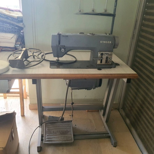 Singer antique sewing machine used