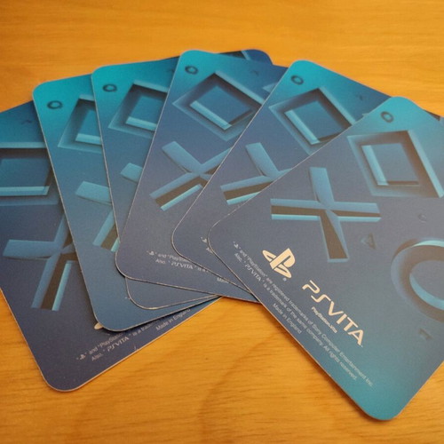 AR play cards for PS Vita used, authentic