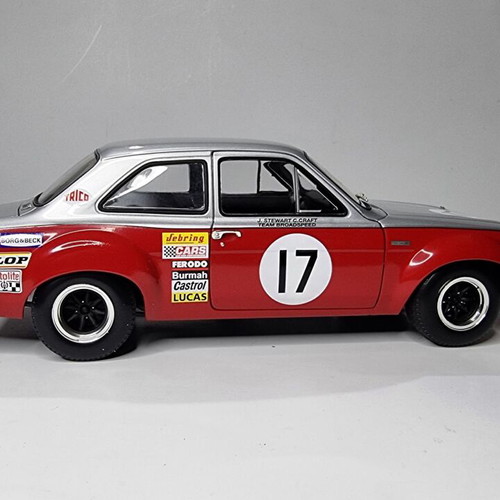 Minichamps Ford Escort Mk1 Team Broadspeed RAC TT Silverstone 1970 Model 1:18 new