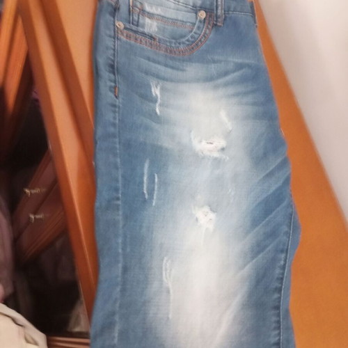 Adrexx Capri jeans, blue, size XXL