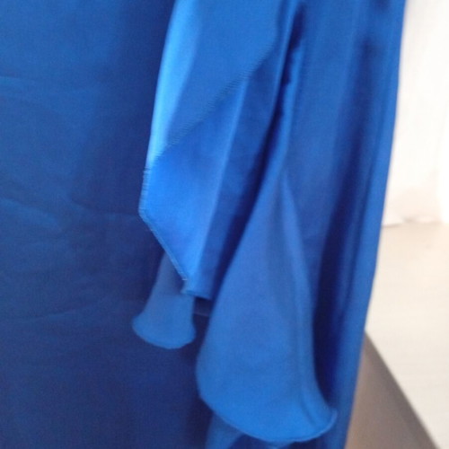 Passager strapless satin dress blue, like new, size S