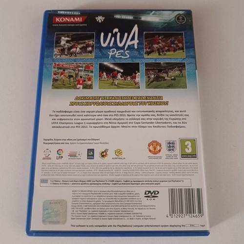 Ps2 pes 2013 case like new without game