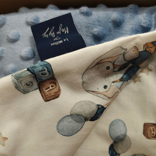 La Millou Thin Wind Blue Baby Blanket