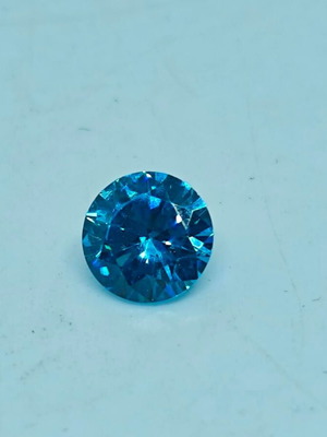Γαλάζιος λίθος Aquamarine σε κοπή μπριγιάν σαν καινούργιος