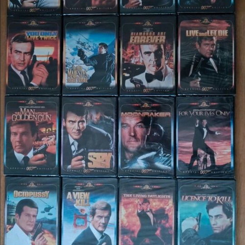 James Bond 007 DVD collection of 20 new, sealed discs