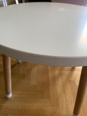 Flexa Dots table, chair and stool set used