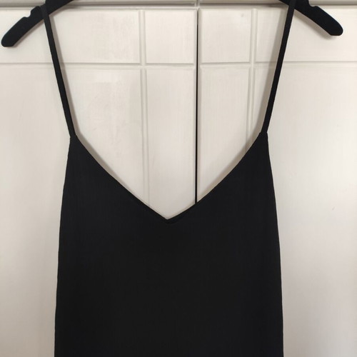 Bershka black top like new, size large