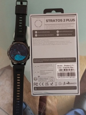 Zeblaze Stratos 2 Plus smartwatch like new with AMOLED and GPS