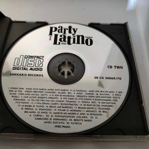 Party Latino double CD like new, Sakkaris Records 1993