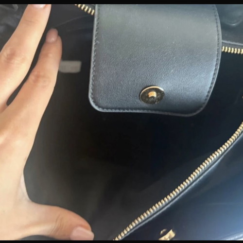 Valentino handbag with detachable shoulder strap, black