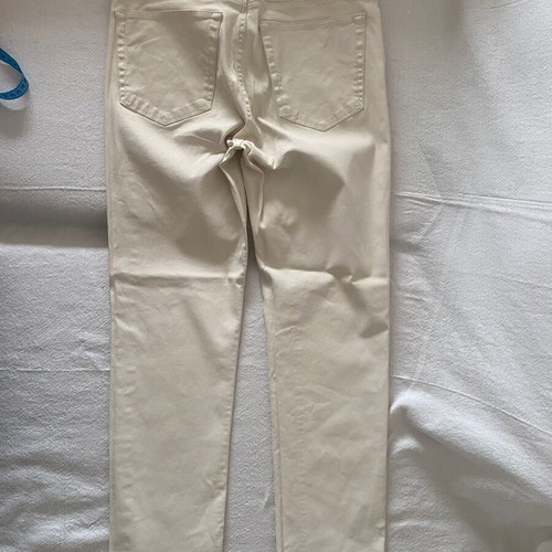 Massimo Dutti high-waisted pants like new, cream, size 38