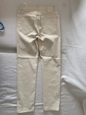 Massimo Dutti high-waisted pants like new, cream, size 38