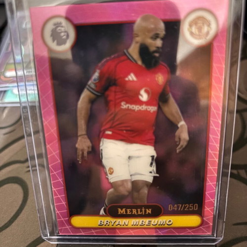 Topps Merlin Premier League 2026 Bryan Mbeumo Pink Parallel Card