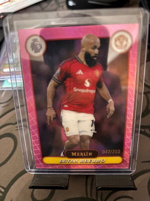 Topps Merlin Premier League 2026 Bryan Mbeumo Pink Parallel Card