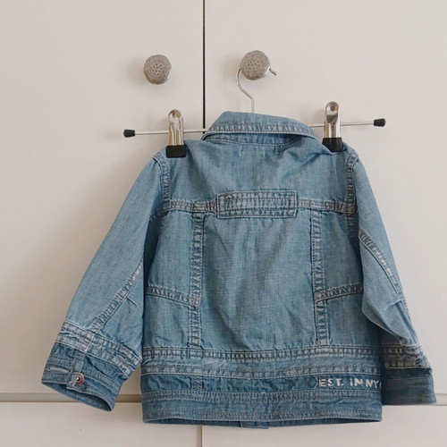 DKNY children's denim jacket like new with stonewashed design