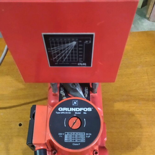 Grundfos double circulator pump used, functional