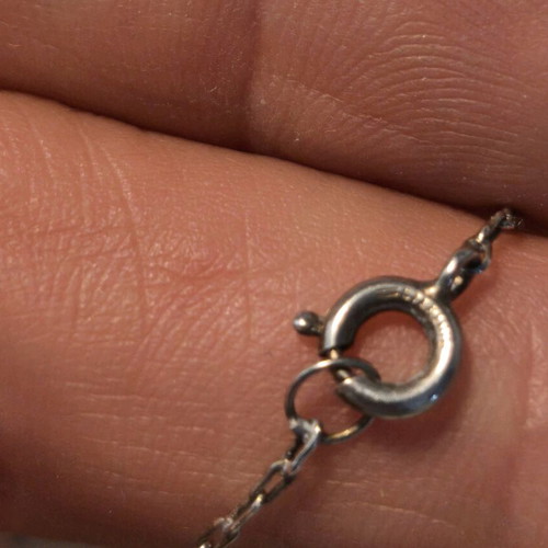 Vintage silver Scorpio pendant 925° like new with enamel