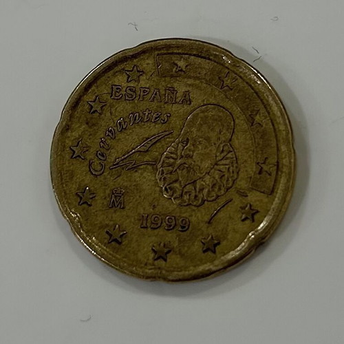20 euro cents Spain 1999 Cervantes coin