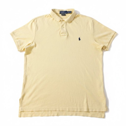 Polo Ralph Lauren yellow polo shirt size L used, custom fit