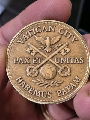 Vatican bronze medal new dedicated to Pope Leo XIII