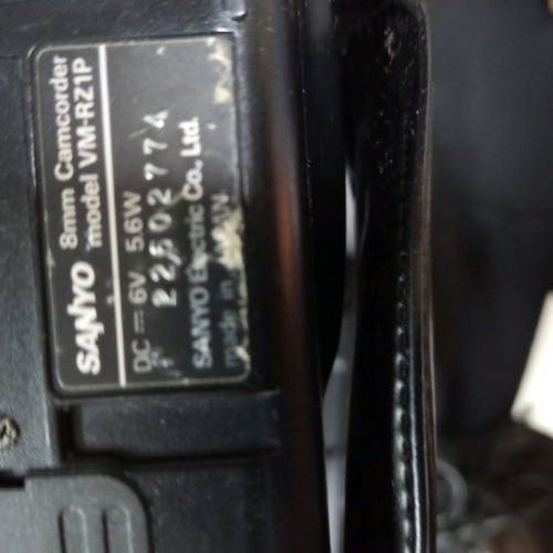 Sanyo 8mm video camera used for spare parts