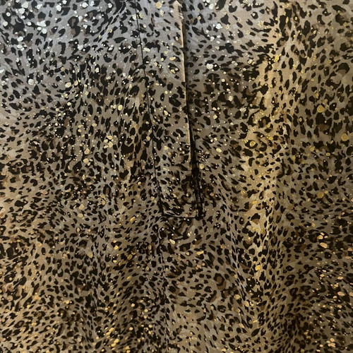 Vero Moda Animal Print Leopard Blouse like new, size S, black and gold