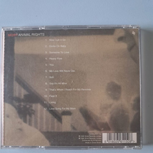 Moby Animal Rights CD used, rock