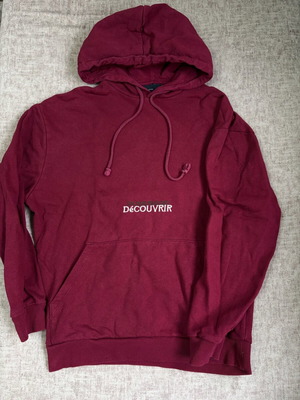 Men's oversized hoodie ASOS like new, red XS