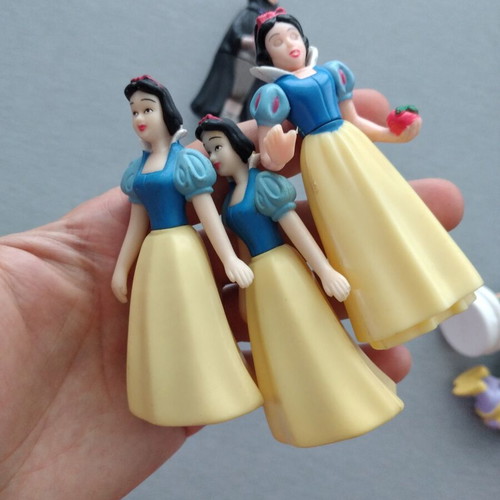 Snow White and The Seven Dwarfs Disney McDonald's Collectable Figures bundle of 14 used
