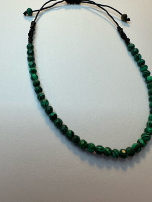 Real Malachite Crystal Energy Bracelet new, adjustable size