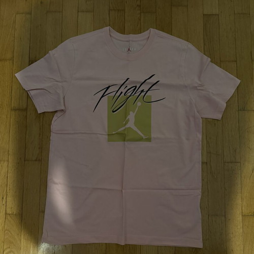 Nike Jordan T-shirt, pink, size L