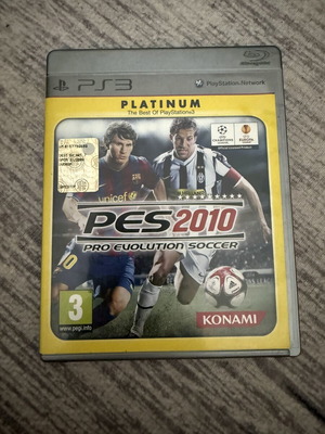 Pes 2010 PS3 game used, Italian cover