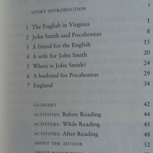 Pocahontas Oxford Bookworms Library Stage 1 English learning book