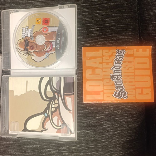 Grand Theft Auto San Andreas PS3 game