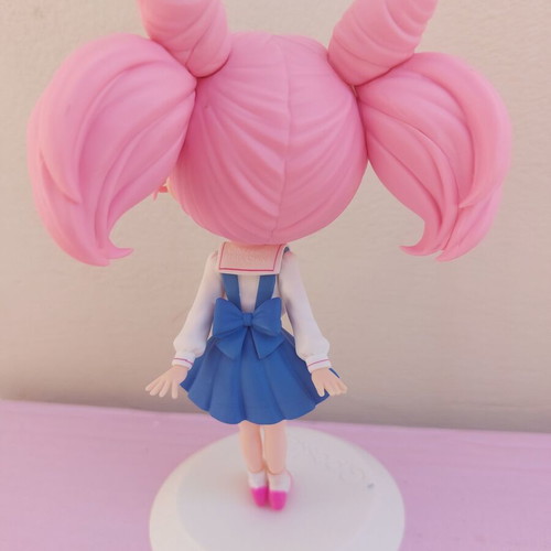 Q Posket Chibi Moon figure used, school uniform