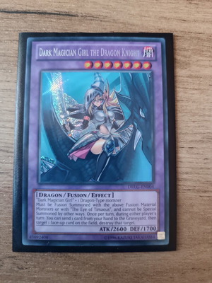 Dark Magician Girl the Dragon Knight YuGiOh Card mint