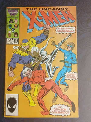 Uncanny X-Men #215 used Marvel comic 1987