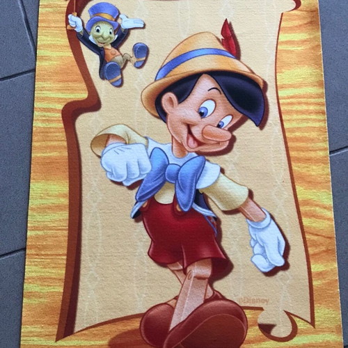 Pinocchio branded non-slip mat new 45x75cm