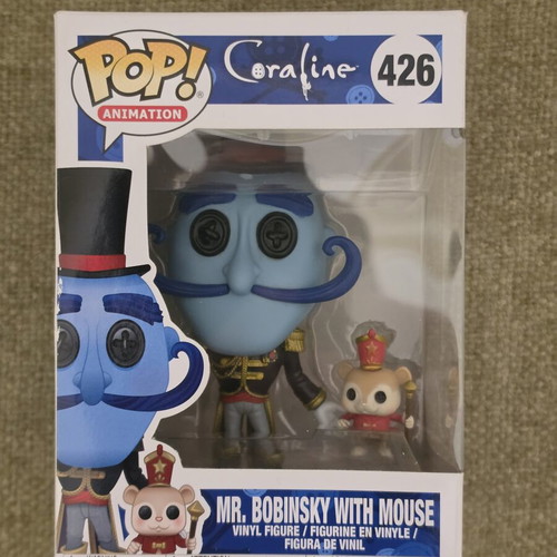 Funko Pop! 426 Coraline Mr. Bobinsky with Mouse vinyl figure