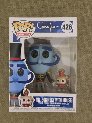 Funko Pop! 426 Coraline Mr. Bobinsky with Mouse vinyl figure