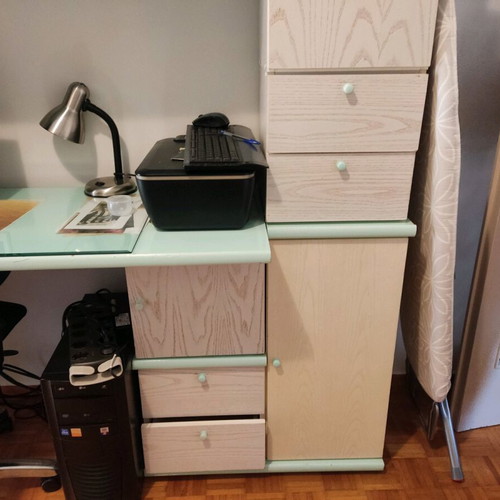Bookcase like new, made by carpenter, adjustable size