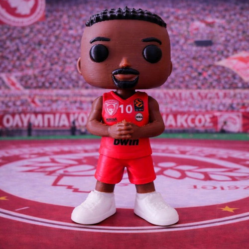 Mustapha Fall Olympiakos figure new, handmade collectible